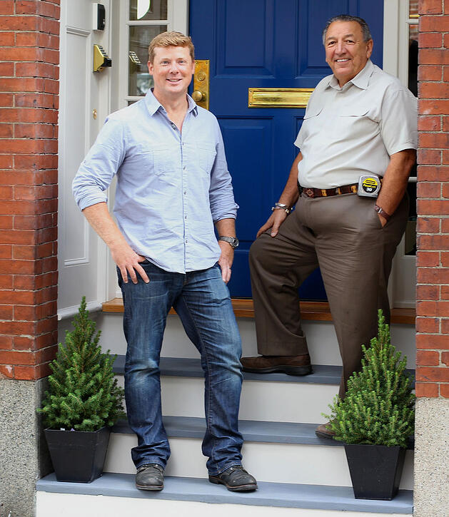 Kevin O'Connor, host of This Old House with Jerry Arcari, Founder of Landry & Arcari Rugs and Carpeting