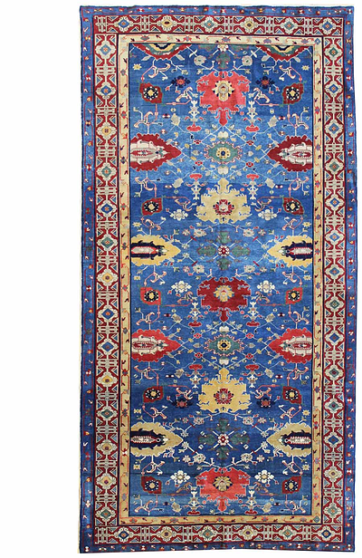 repurposed reinvented recycled rug shirvan vintage vegetal dyes
