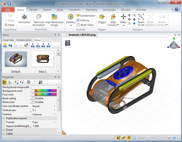From Start to Finish: An Assembly Document in SOLIDWORKS Composer