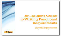 Insider's Guide to Writing Functional Requirements