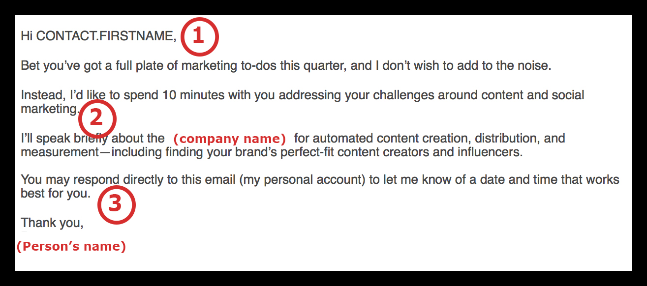 How to write email to a Company