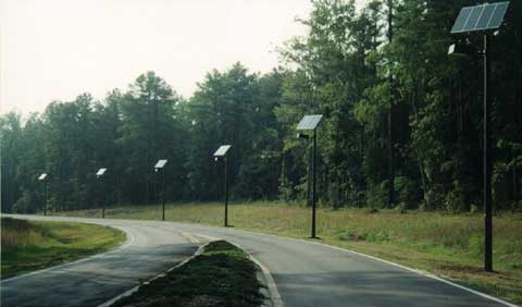 Solar Roadway Lighting at the US EPA Facility in Raleigh, NC