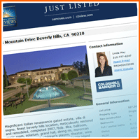 HTML real estate email marketing format