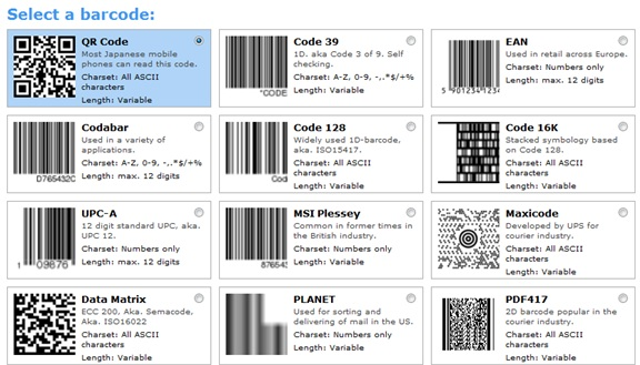 Codigo de barras online