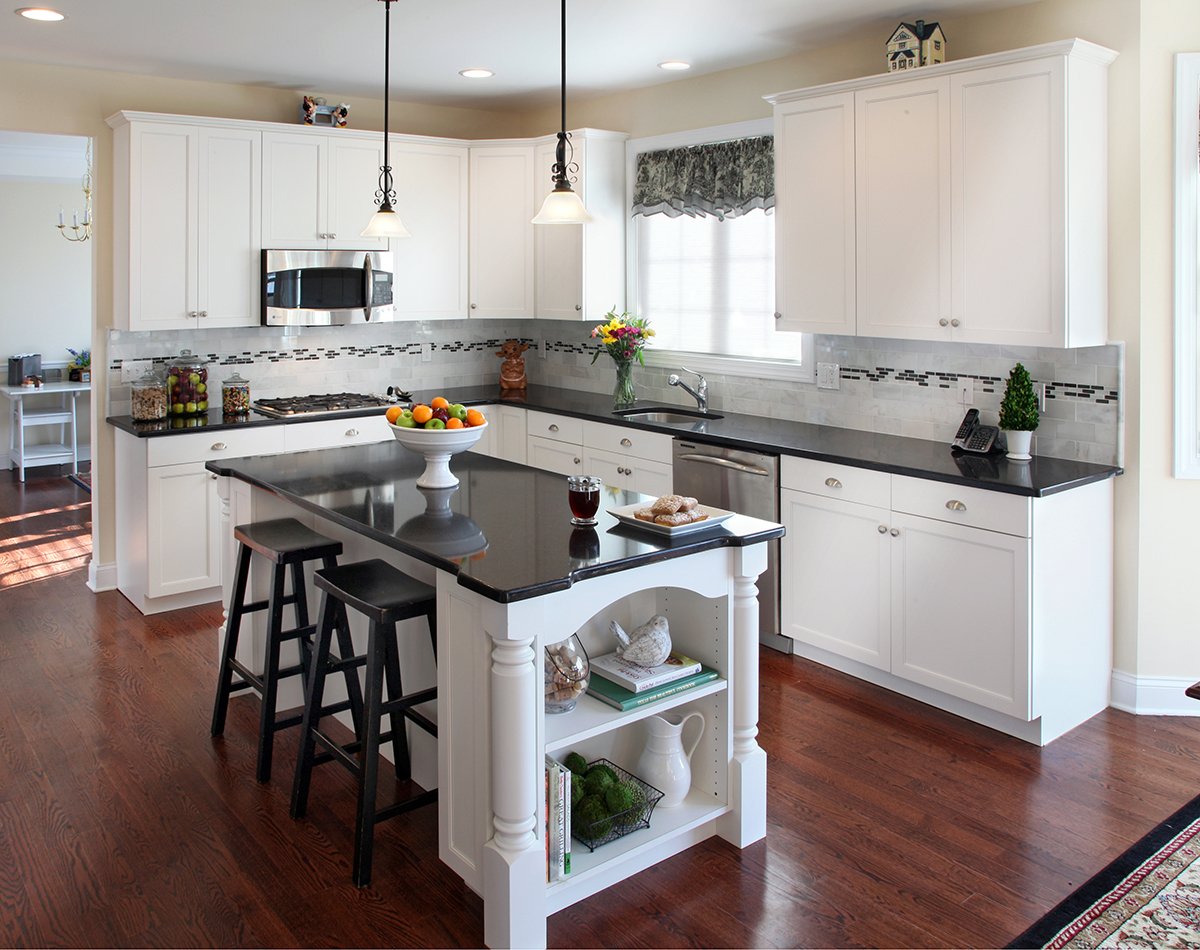 What Countertop Color Looks Best with White Cabinets?