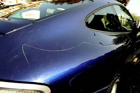 car scratch