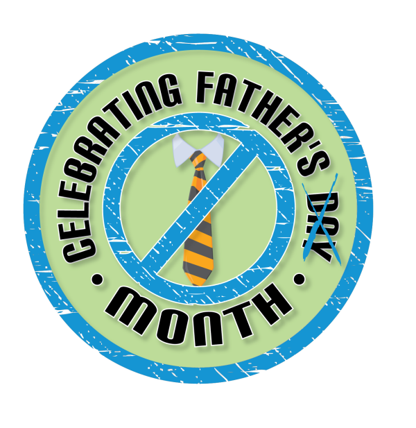 celebrating fathers month logo