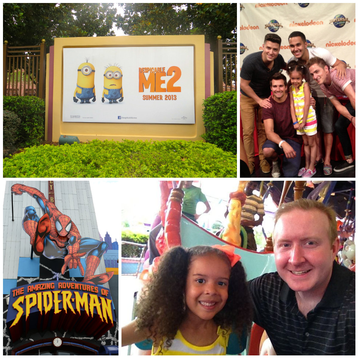 despicable me, daddy-daughter, #dm, #dm2, #despicableme, minion, #minion, universal, #universal, gru, minion mayhem, vip tour, big time rush,