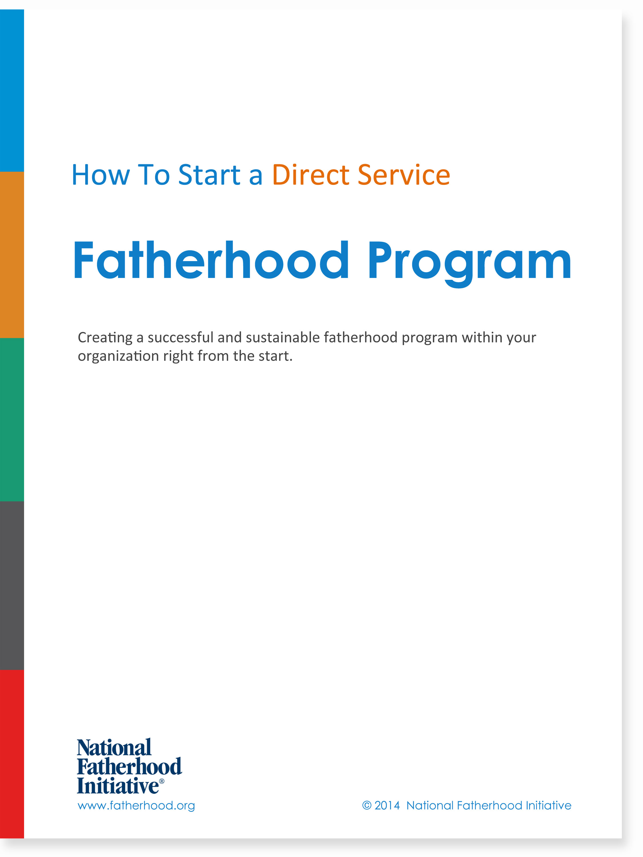 How to Start a Fatherhood Program eBook Cover