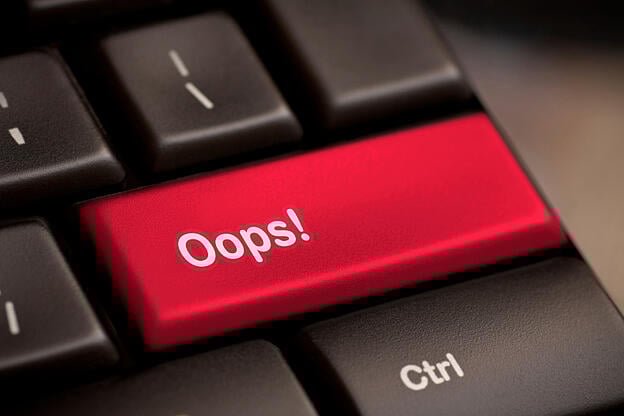 Oops key on a keyboard Oops key on a keyboard