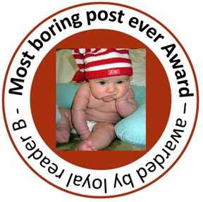 Blog post criteria