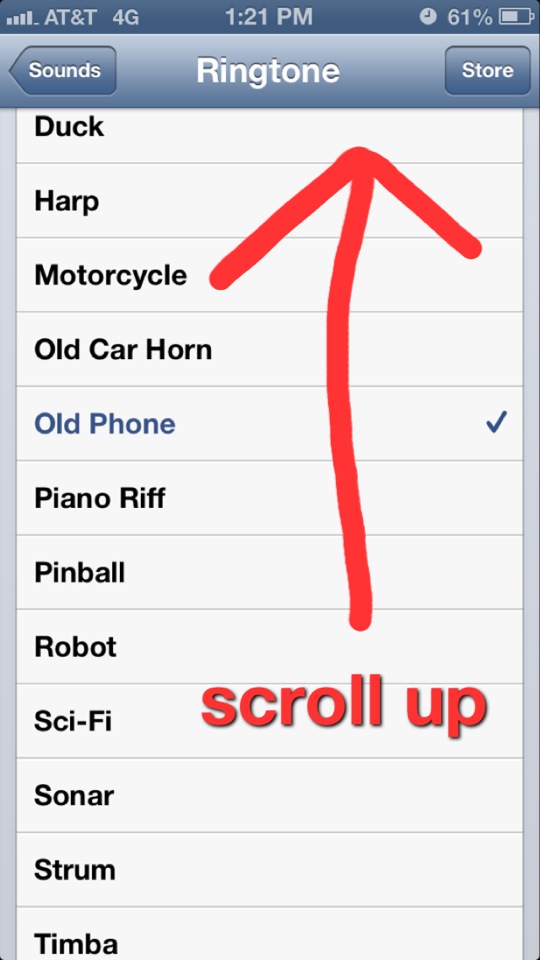 iPhone custom alert NSI