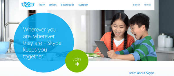 Value Proposition Example - Skype