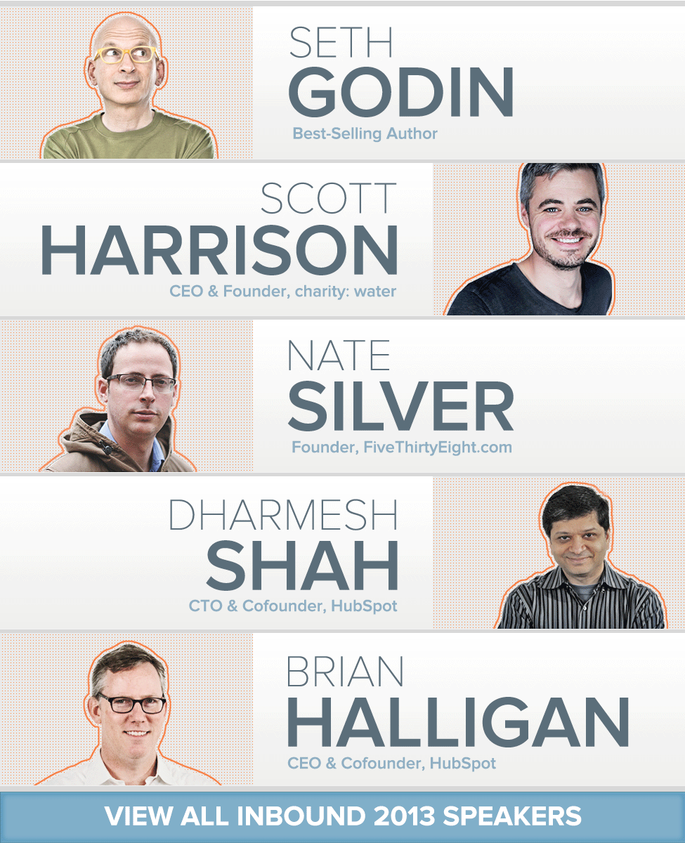 2013 INBOUND Speakers