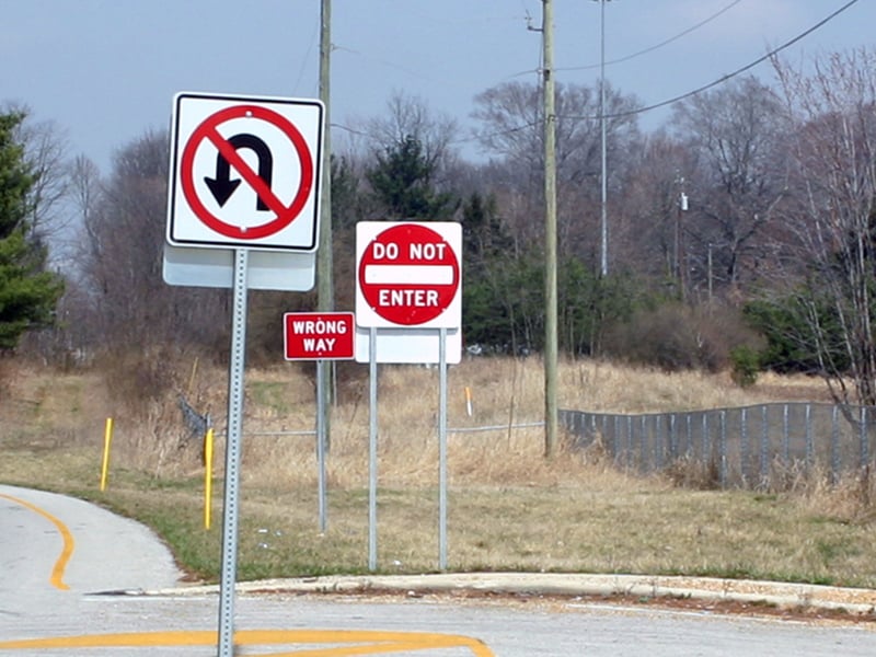 illegal right turn ticket