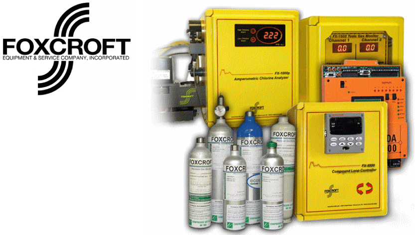 Foxcroft chlorine analyzers-gas detectors-controls-SCADA-calibration gas