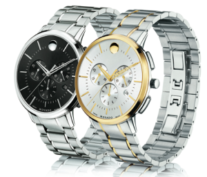 Movado TC (Thin Classic) Chronograph - two color combinations