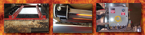 conveyor belt heaters