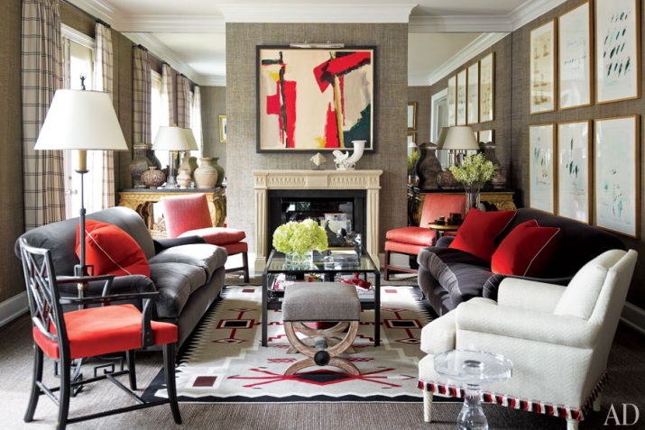 How to Design Cozy Glamor with Red Rugs: 12 Chic Interiors