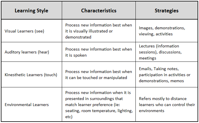 Hot Essays: Essay on Learning Styles