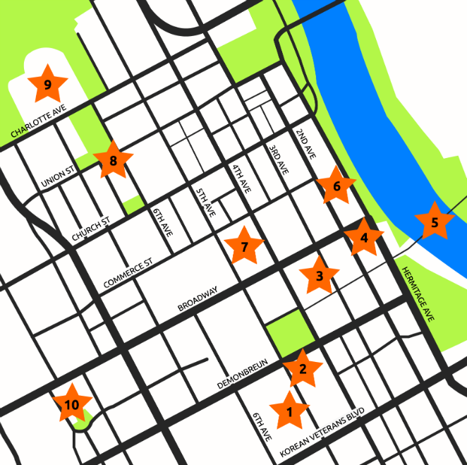 Printable Nashville Celebrity Homes Map vrogue co