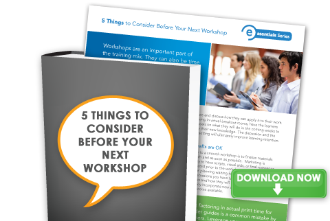 5 Things to Consider Before Your Next Workshop