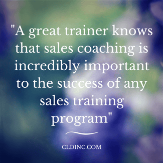 Sales trainers