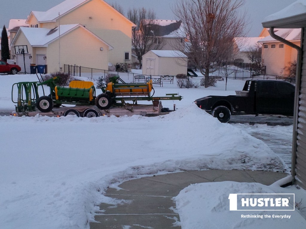 Another cold morning heading out for demonstrations in USA