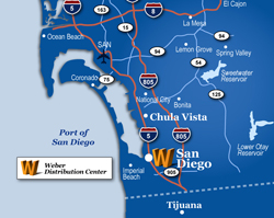 click for larger image San Diego Warehouse, Trucking and Logistics Services