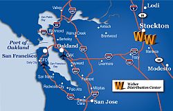 click for a larger view weber logistics northern california locations