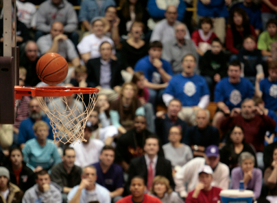 Basketball with Crowd