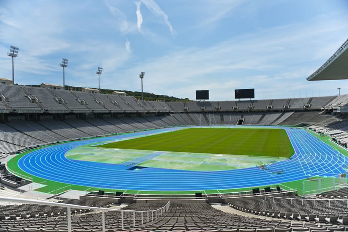 The Barcelona Olympic Stadium The Barcelona Olympic Stadium