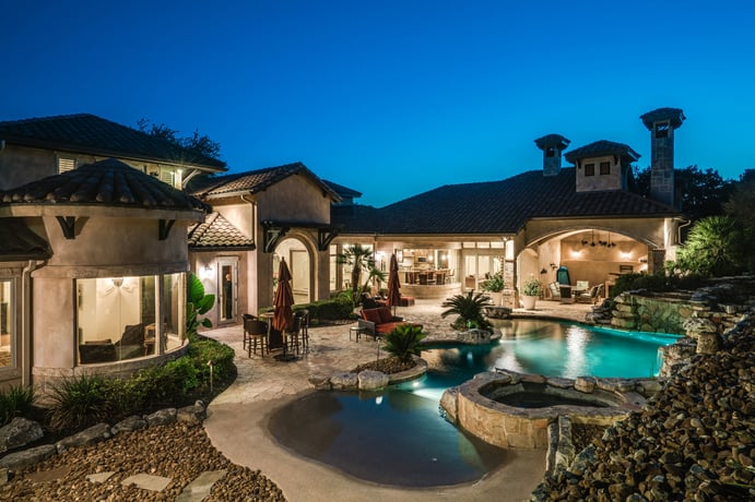 Everything is bigger in Texas: This ultra-luxurious Hill Country estate evokes the splendor of the Tuscan countryside yet with 21st-century creature comforts—Texas style. Everything is bigger in Texas: This ultra-luxurious Hill Country estate evokes the splendor of the Tuscan countryside yet with 21st-century creature comforts—Texas style.