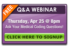 April 2013 Medical Coding Webinar