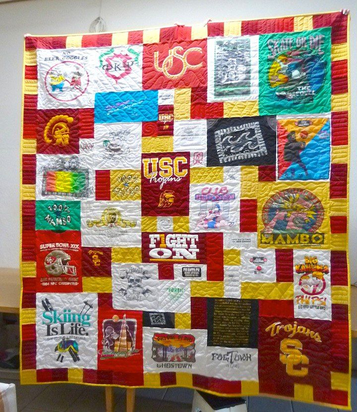 t shirt quilt with border