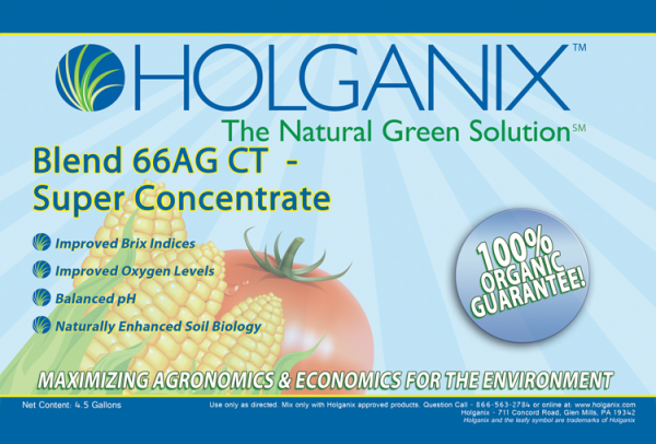Holganix, organic agriculture