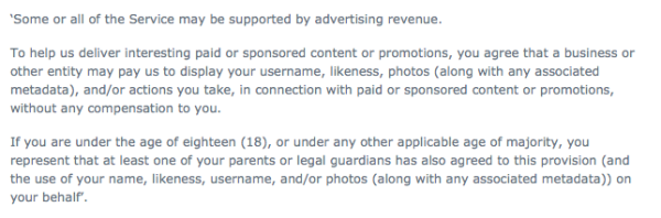 Instagram policy change, instagram