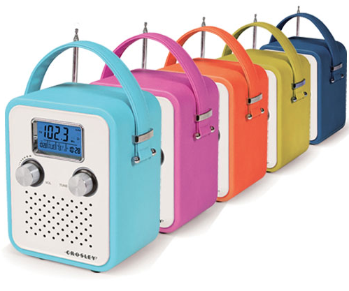 songbird radio, crosley radio, whipp list, whipp retro gift ideas