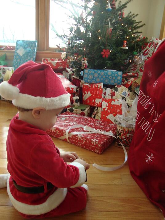 Emmett's First Christmas baby's first Christmas