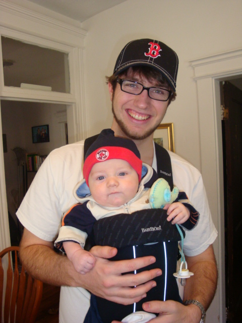 Emmett and Dad Going for a Walk