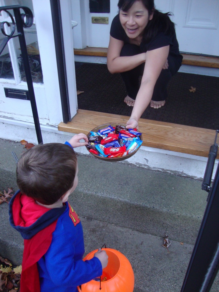 toddler trick or treating