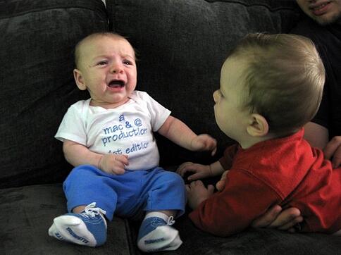 Gus and Emmett Emmett tries to reason with Gus