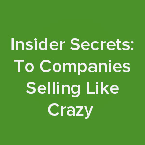 Insider Selling Secrets from Successful Businesses