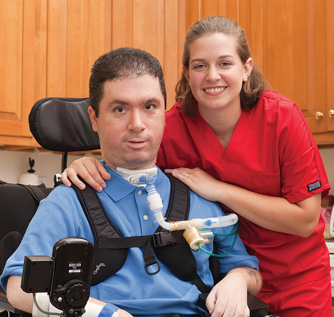 <span><b>Meet Adam and Brandi</b></span><br/><p>Click the image to learn about their home health care journey</p>