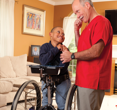 Gabe with John, RN