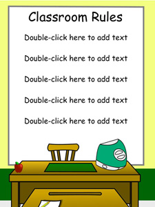 classroom rules template