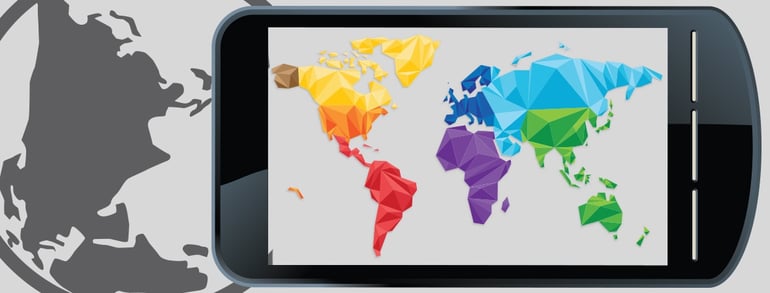 Mobile Usage By Country Infographic Mobile Usage By Country Infographic