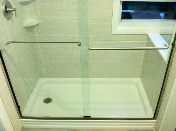 bathtub to shower remodel