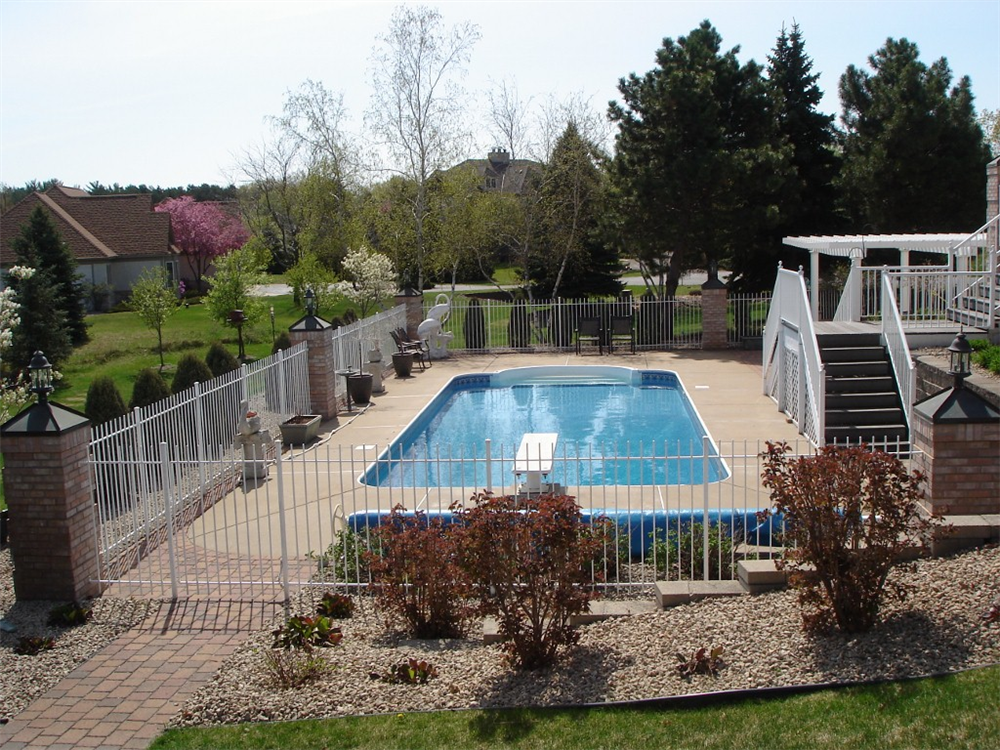 Minimalist Above Ground Swimming Pools Mn for Large Space