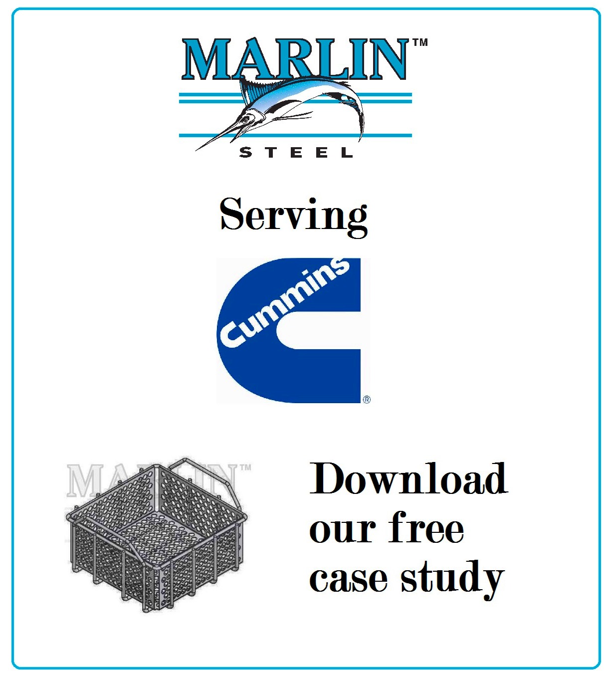 A Marlin Steel Case Study: Baskets for Cummins 